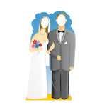 Wedding Couple Stand in Lifesize cardboard cutout