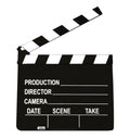 Movie Slate Cutout