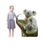 Koala Lifesize cardboard cutout with child