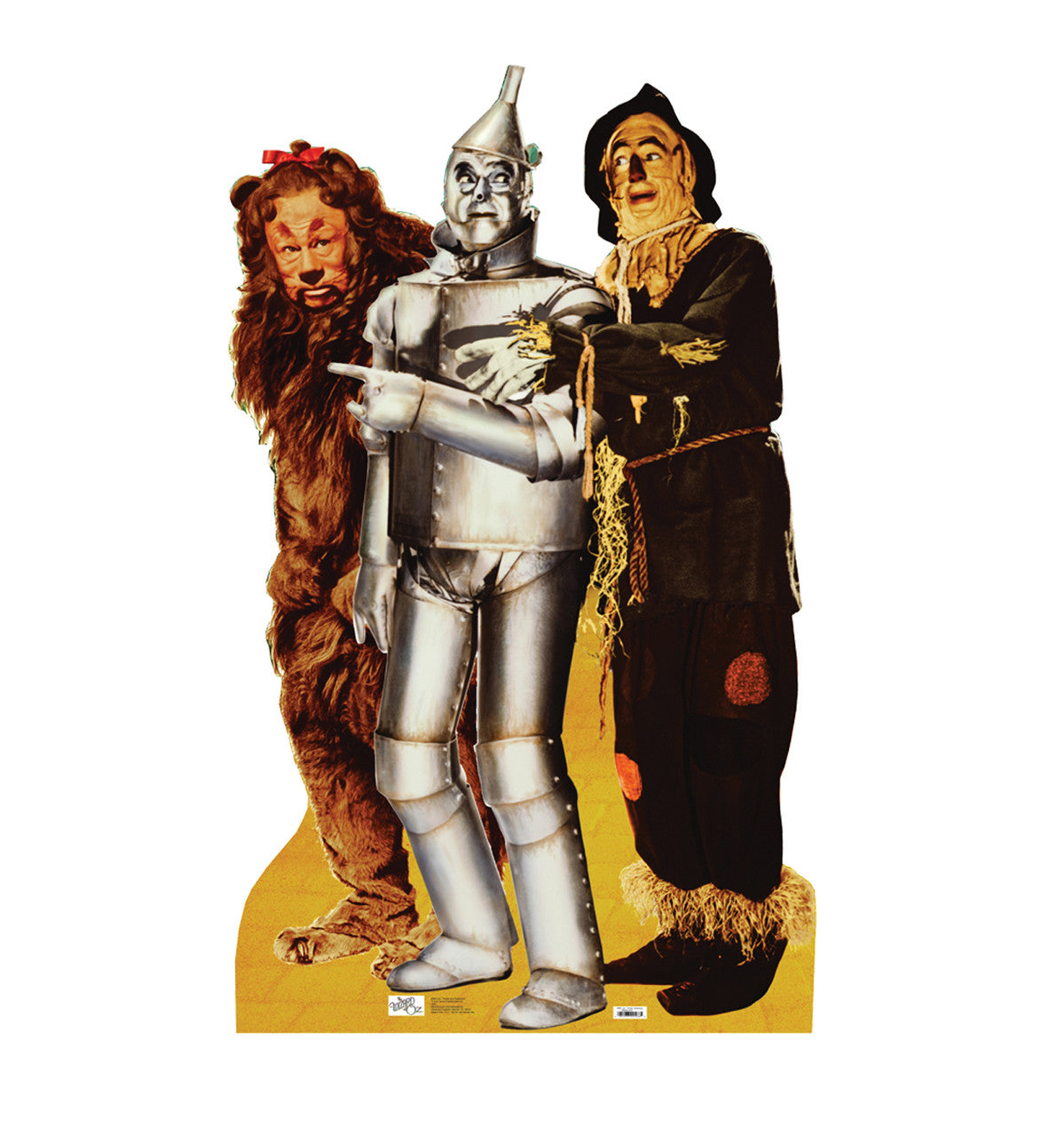Wizard of Oz Lifesize Trio: Lion, Tinman, and Scarecrow