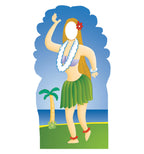 Hula Girl Standin Lifesize Cardboard Cutout