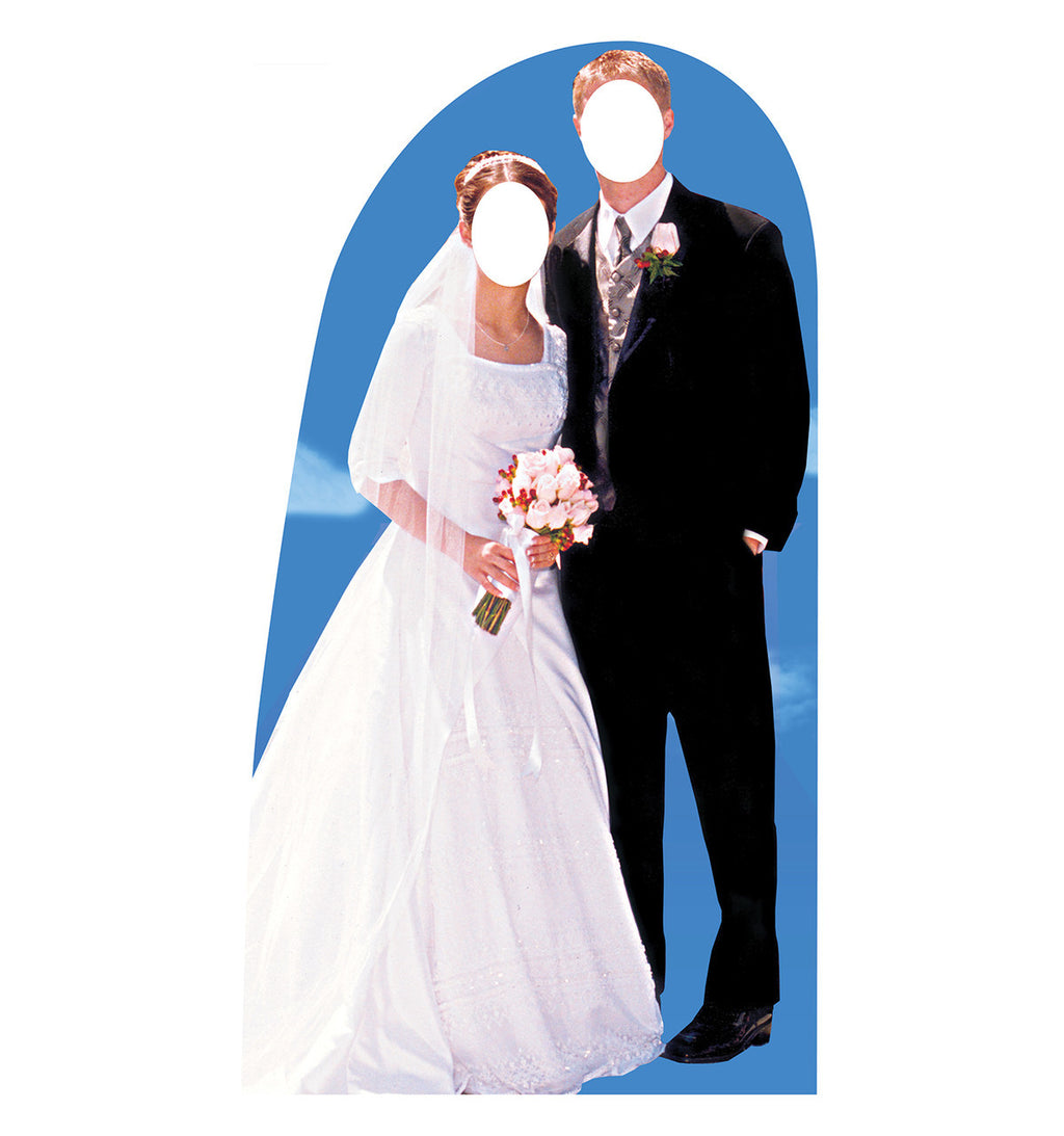Bride and Groom Standin Lifesize Cardboard Cutout