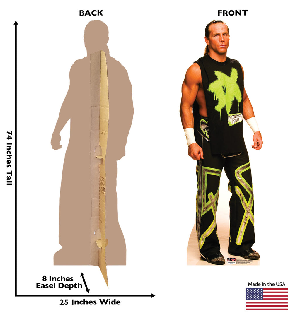 Shawn Michaels WWE Lifesize Cardboard Cutout Dimensions