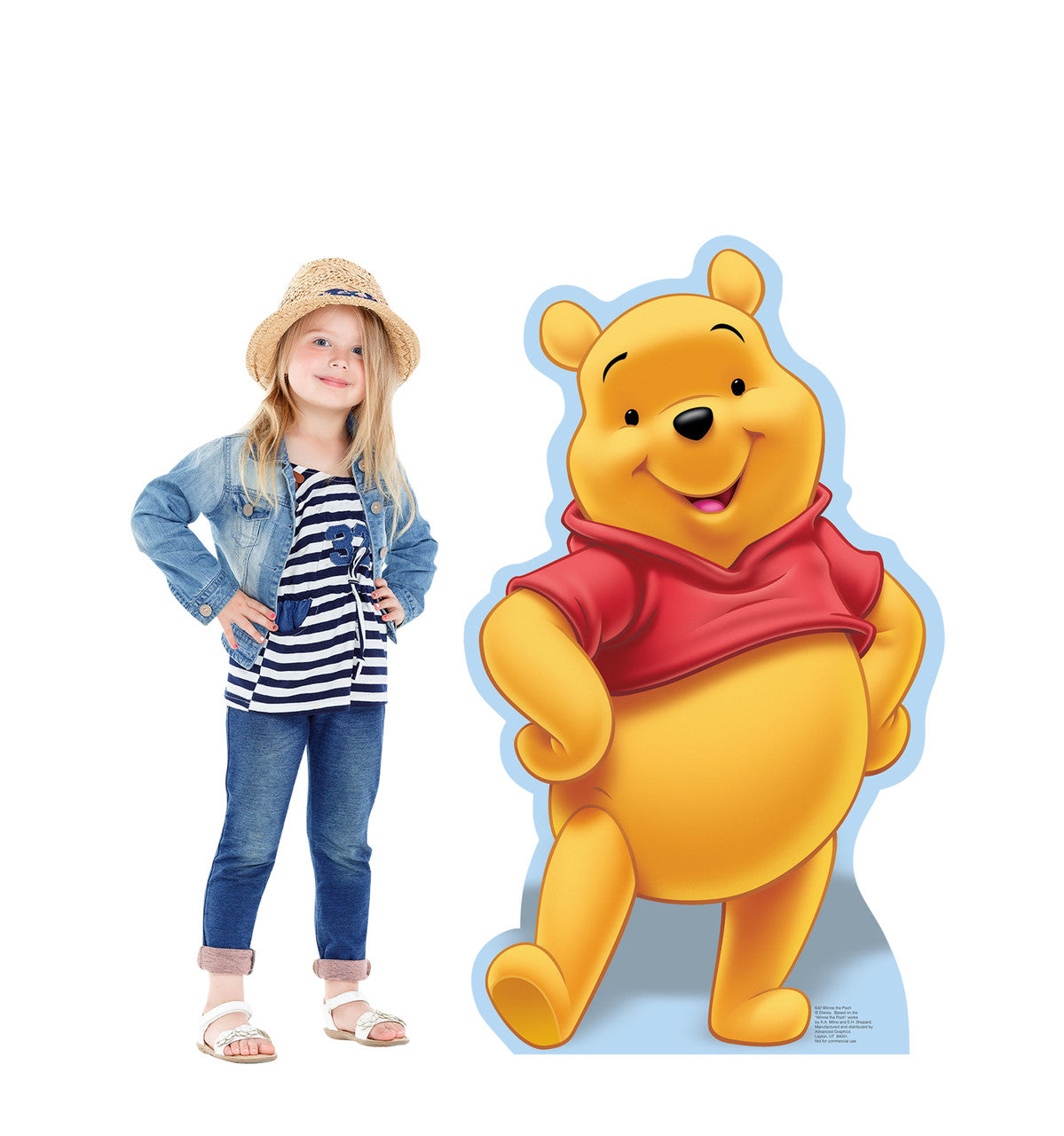 Winnie the Pooh Disney Lifesize Card board cutout with Model