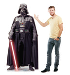 Darth Vader Star Wars Life size cardboard cutout with model