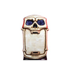 Skull Signboard Lifesize Cardboard Cutout