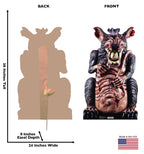 Evil Rat Lifesize Cardboard Cutout Dimensions