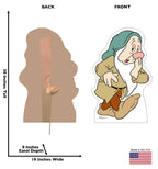 Sleepy Snow white and the Seven Dwarves Lifesize Cardboard Cutout Dimensions