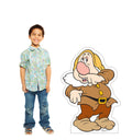 Sneezy Snow White and the Seven Dwarves Lifesize Cardboard Cutout with Model