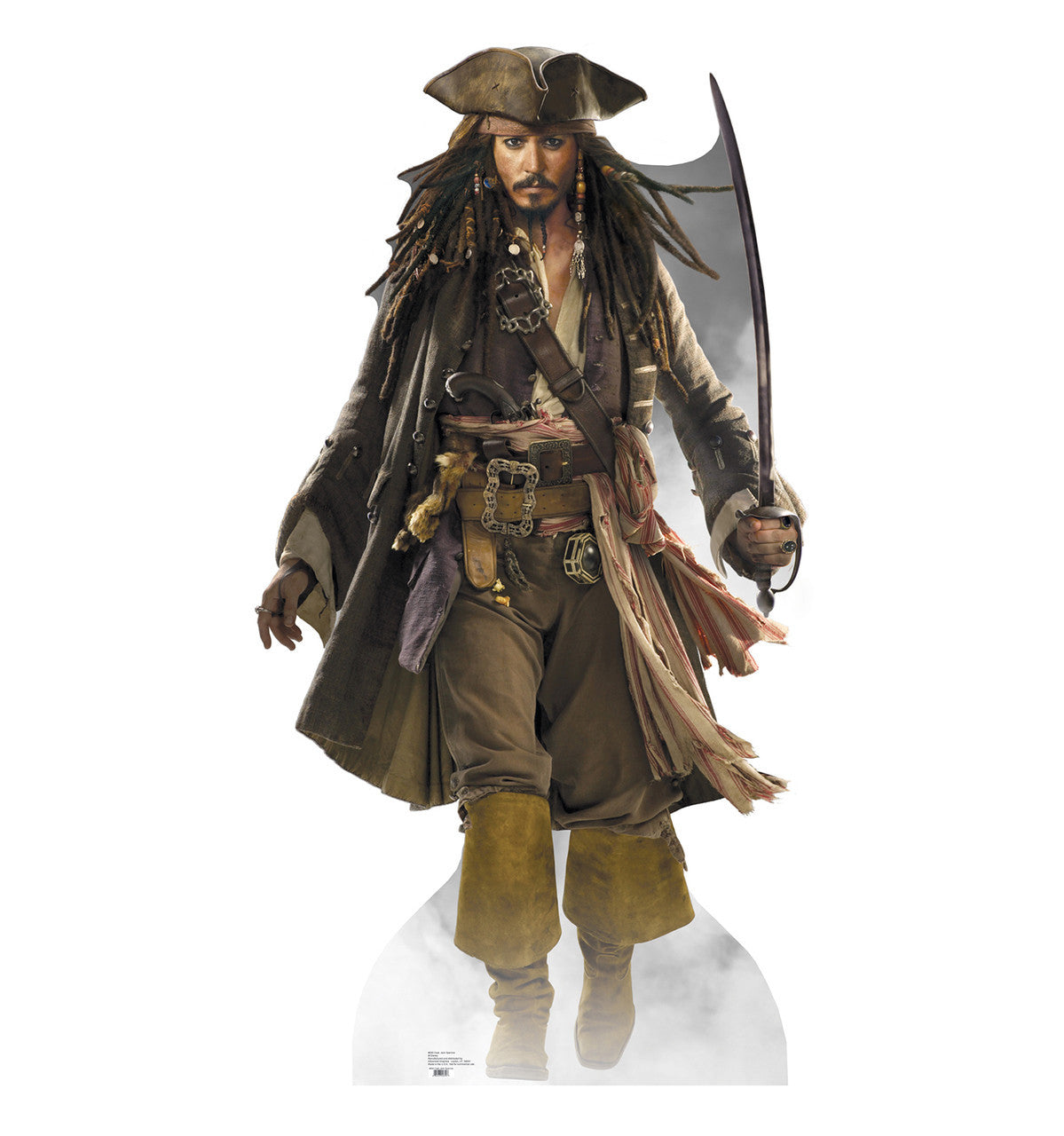 Captain Jack Sparrow Pirates of the Caribbean Lifesize Cardboard cutout