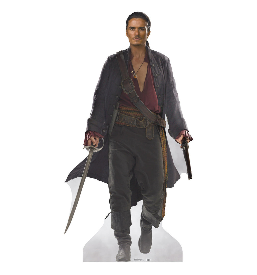 Will Turner Pirates of the Caribbean Lifesize Cardboard Cutout