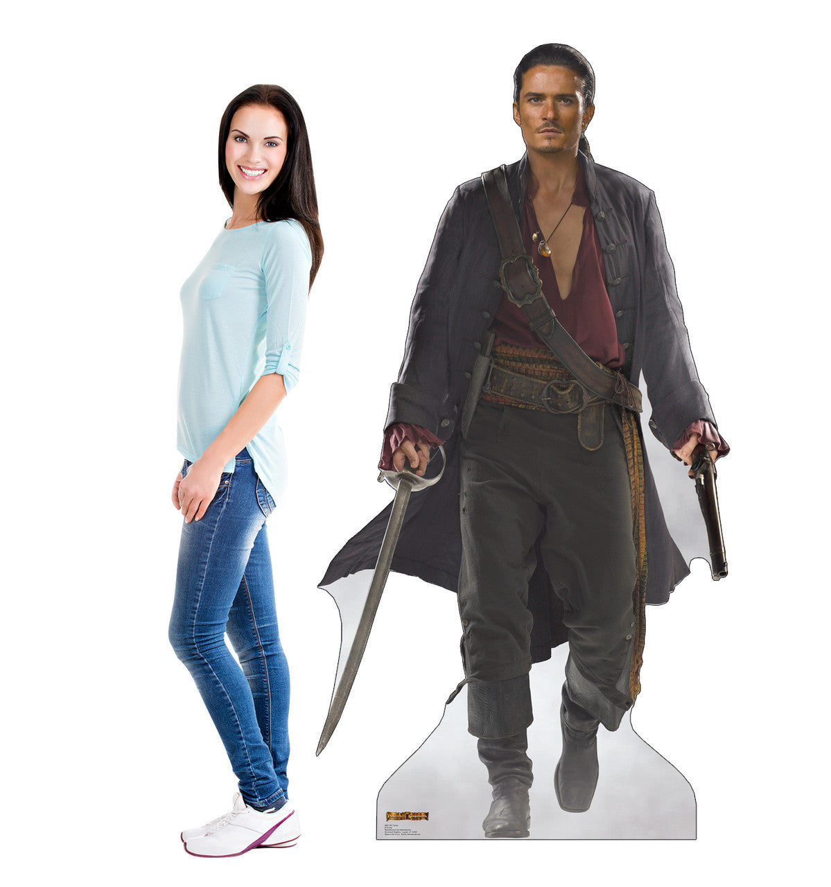 Will Turner Pirates of the Caribbean Lifesize Cardboard Cutout