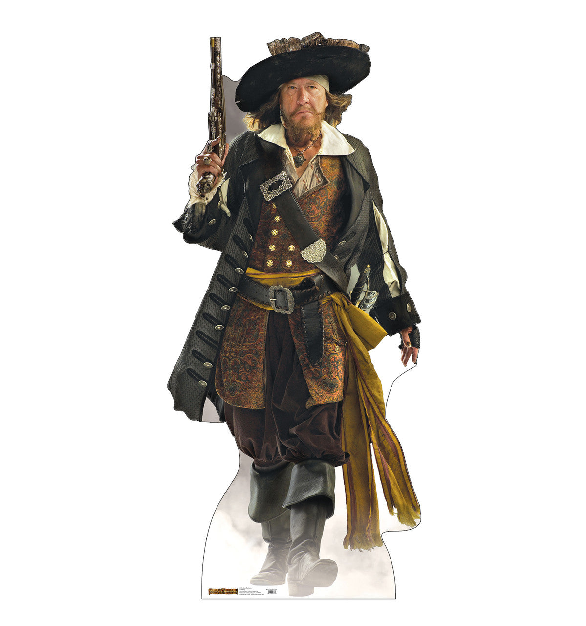Captain Barbossa Pirates of the Caribbean Lifesize Cardboard Cutout