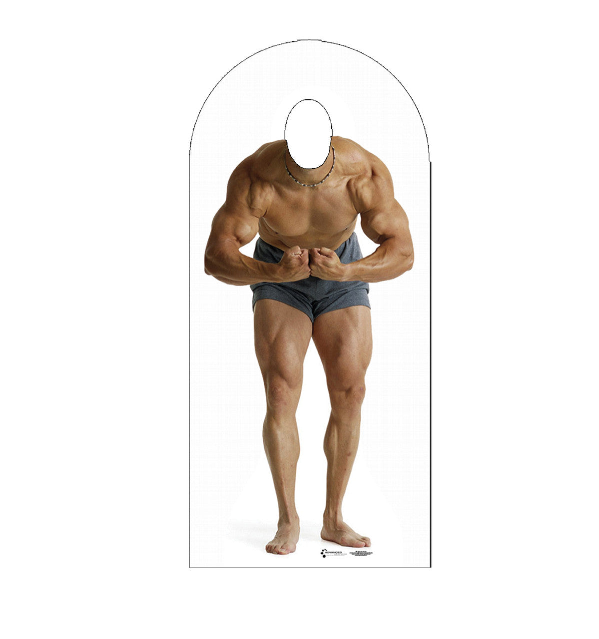 Muscle Man Standin Lifesize Cardboard Cutout