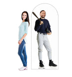 Baseball Player Standin Lifesize Cardboard Cutout with model