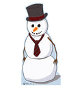 Cheerful Snowman Cutout