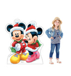 Mickey & Minnie Holiday Cheer Cutout