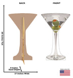 Martini Glass Lifesize Cardboard cutout