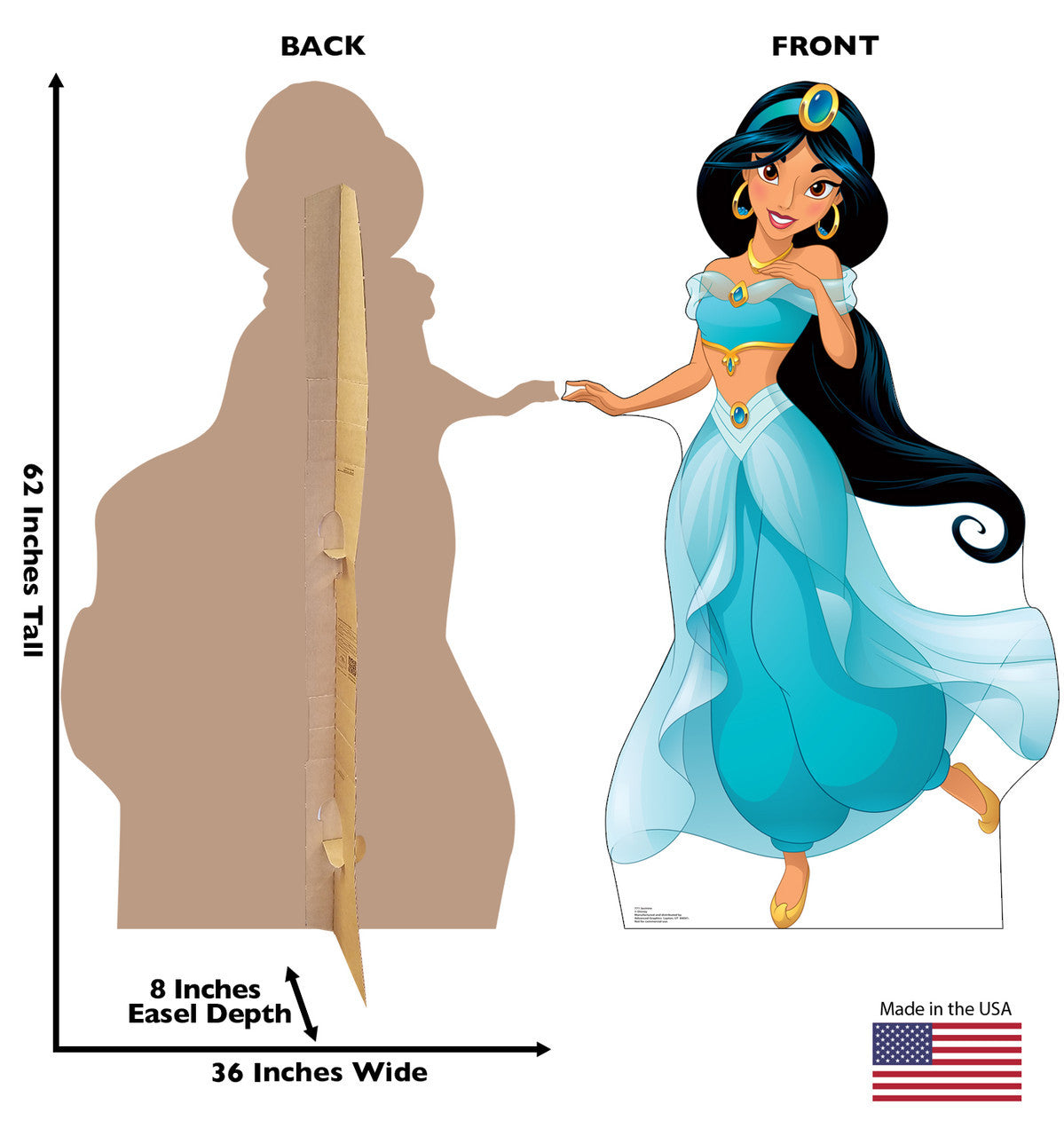Enchanting Jasmine Standup Cutout