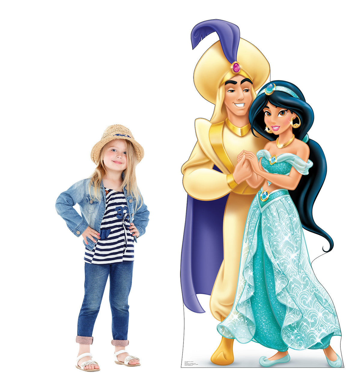 Aladdin and Jasmine Life-Size Cutout