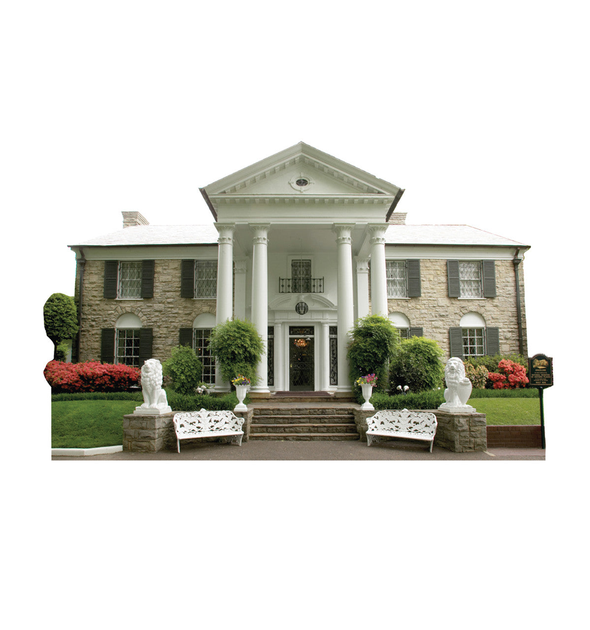 Graceland Mansion Elvis Presley Lifesize Cardboard Cutout
