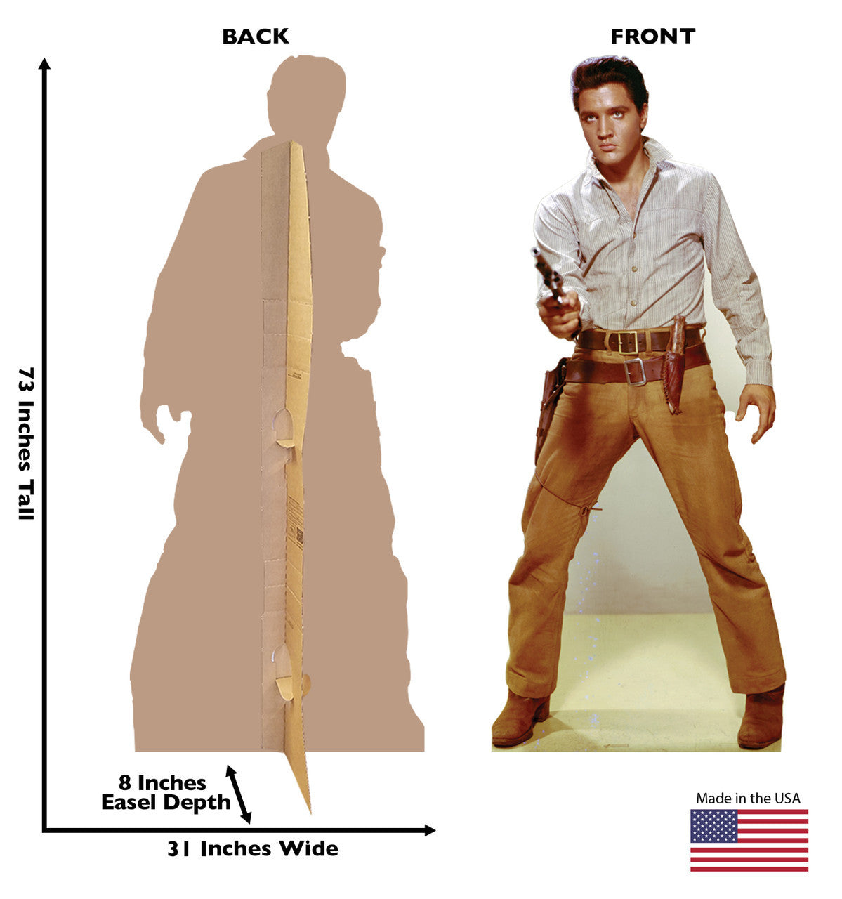 Elvis Life-Size Cutout - Rock 'n' Roll Icon