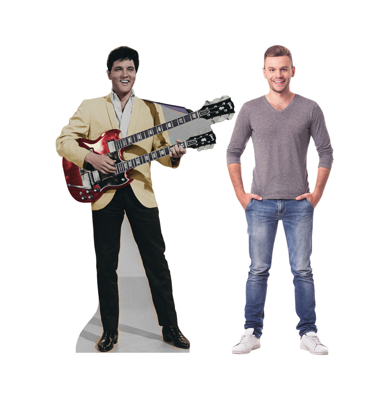 Elvis Presley Life-Size Cutout with Yellow Jacket