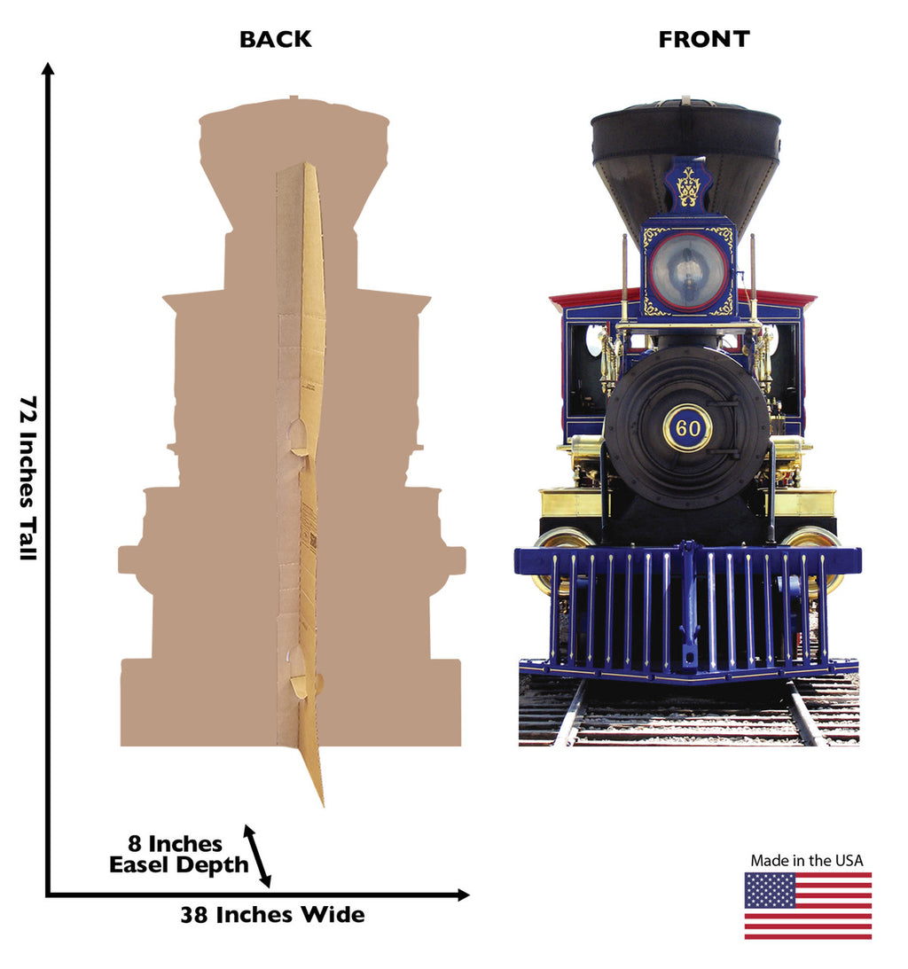 CP 60 Jupiter Train Lifesize Cardboard Cutout Dimensions