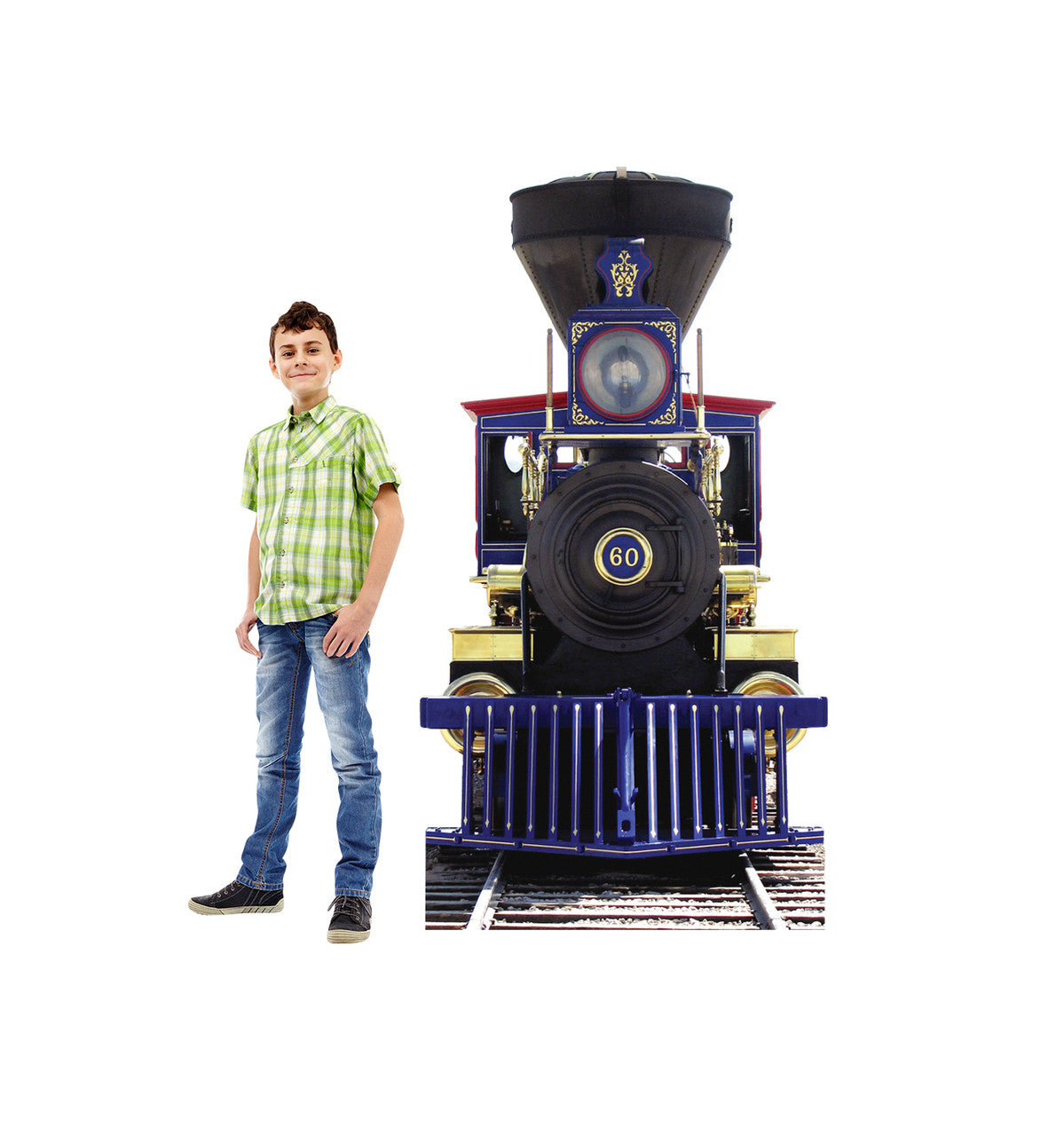 CP 60 Jupiter Train Lifesize Cardboard Cutout with Model
