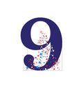Number 9 Lifesize Cardboard Cutout