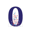 Number 0 Lifesize Cardboard Cutout