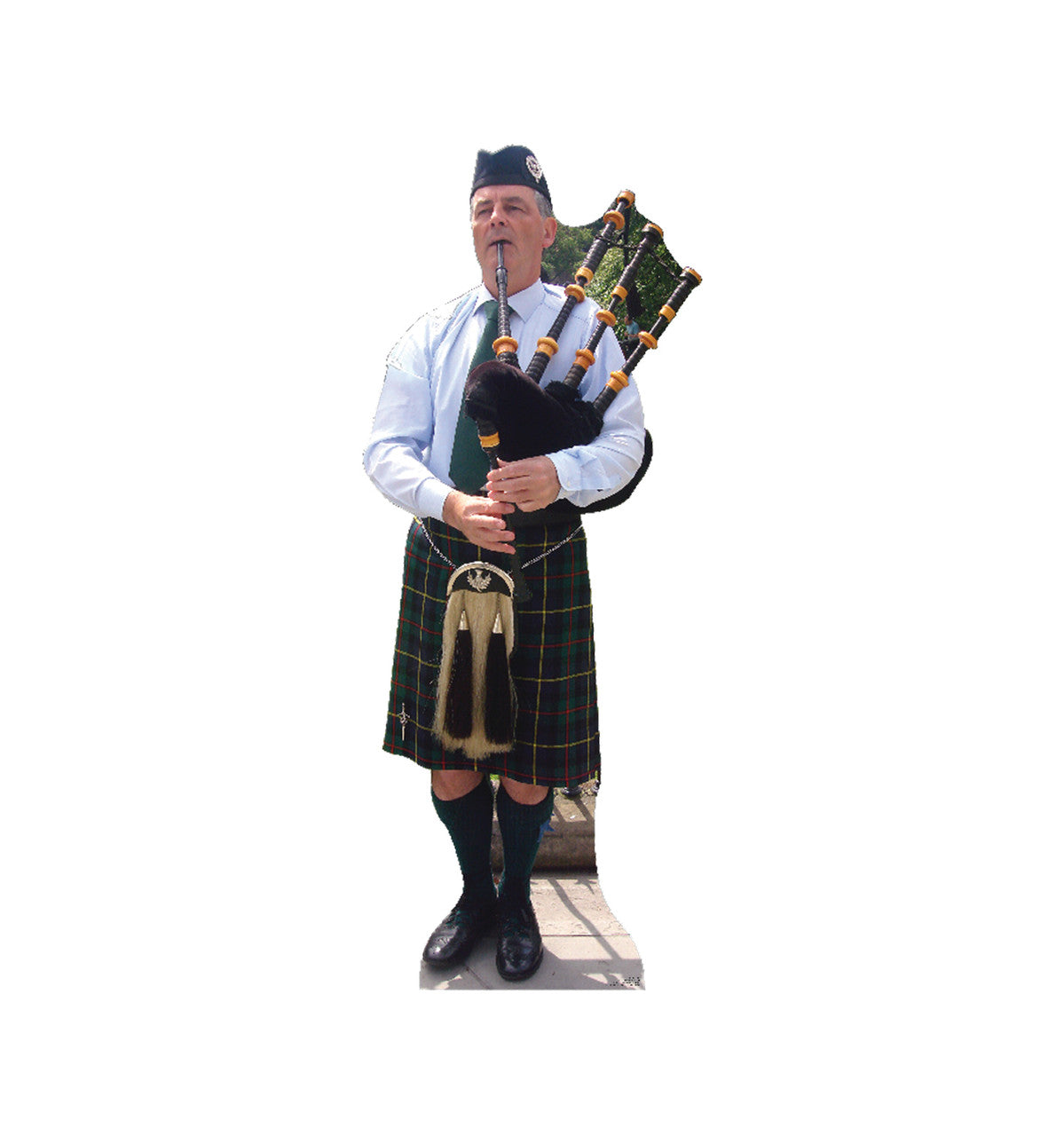 Bagpiper Lifesize Cardboard Cutout
