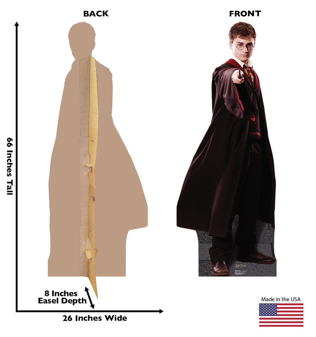 Harry Potter Lifesize Cardboard Cutout Dimensions