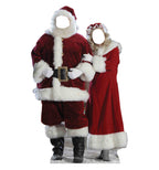 Mr & Mrs. Santa Claus Lifesize Cardboard Cutout