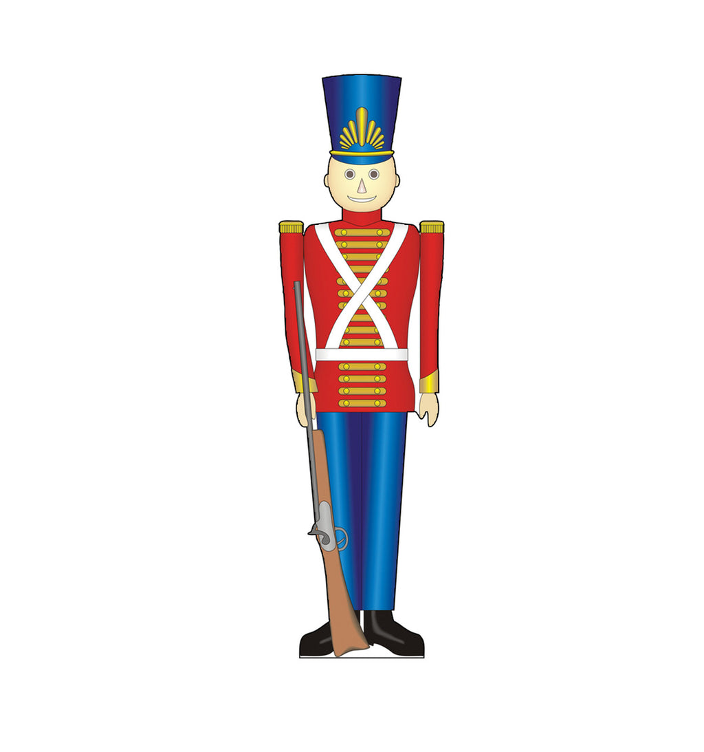 Nutcracker Christmas Toy Soldier Lifesize Cardboard Cutout