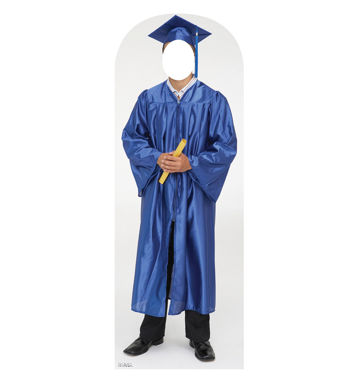 Male Graduate Blue Cap and Gown Standin
Lifesize Cardboard Cutout