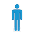 Man Symbol Lifesize Cardboard Cutout
