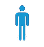 Man Symbol Lifesize Cardboard Cutout