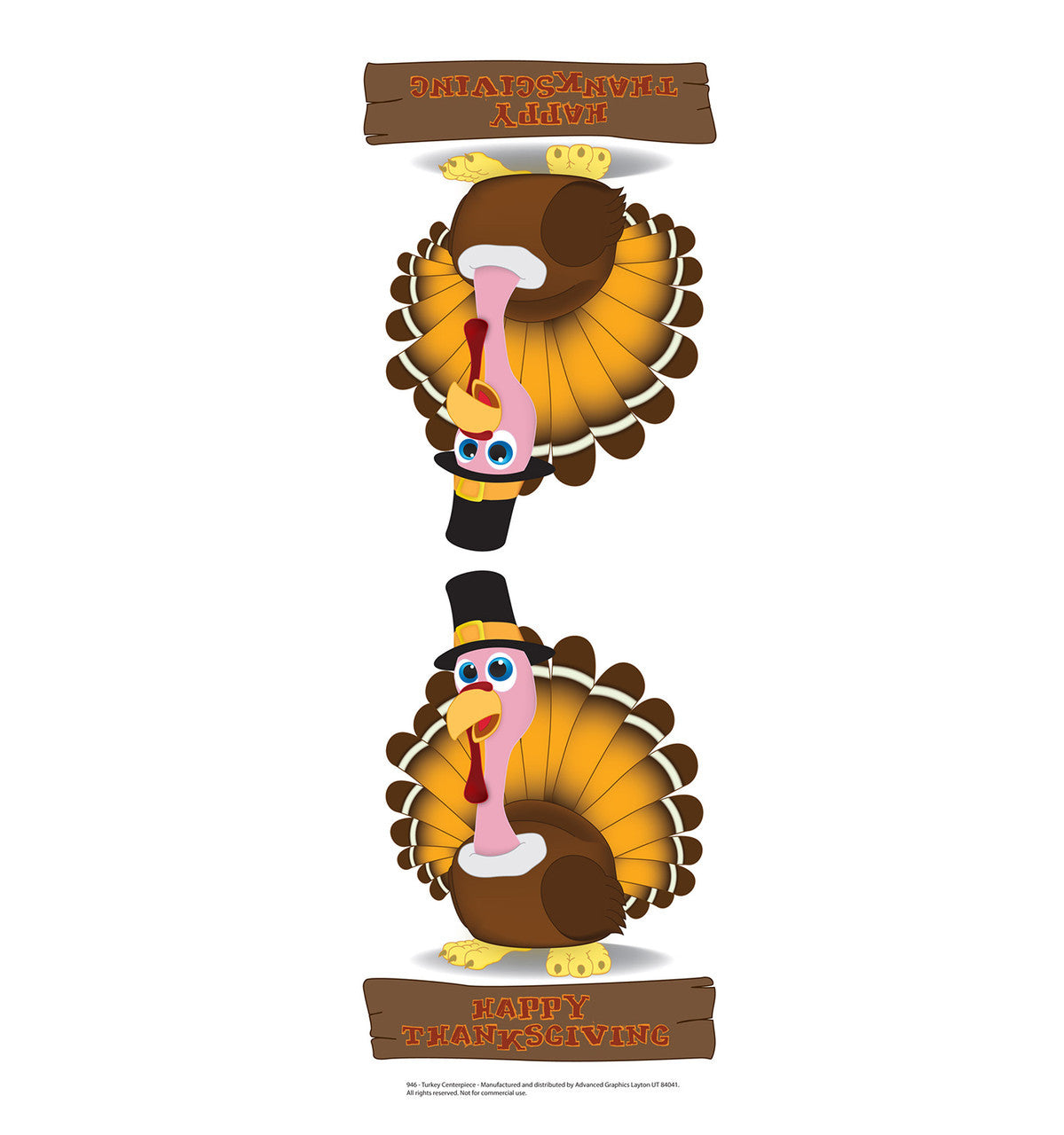 Festive Turkey Cutout